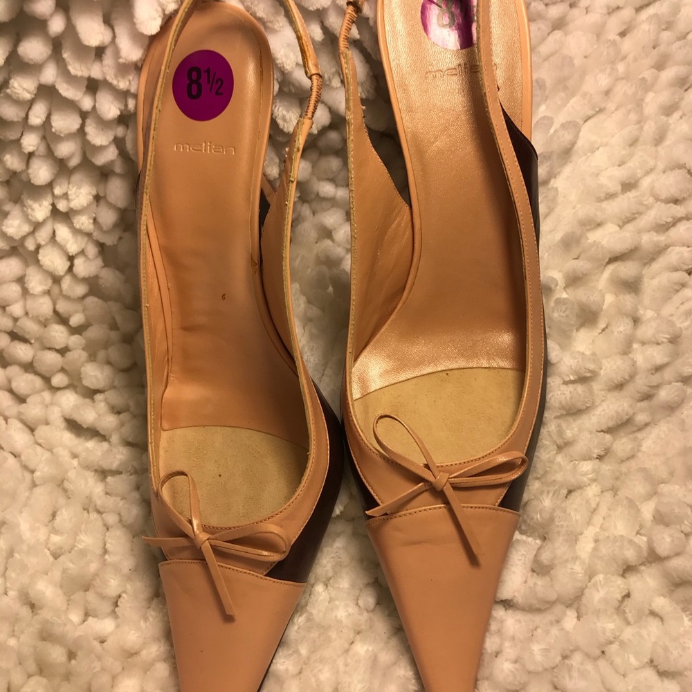 Melian Pink & Brown Heels